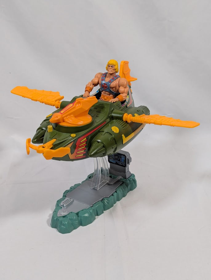 Masters of the Universe Origins 2020 Wind Raider & He-Man Action Figure (No Box)