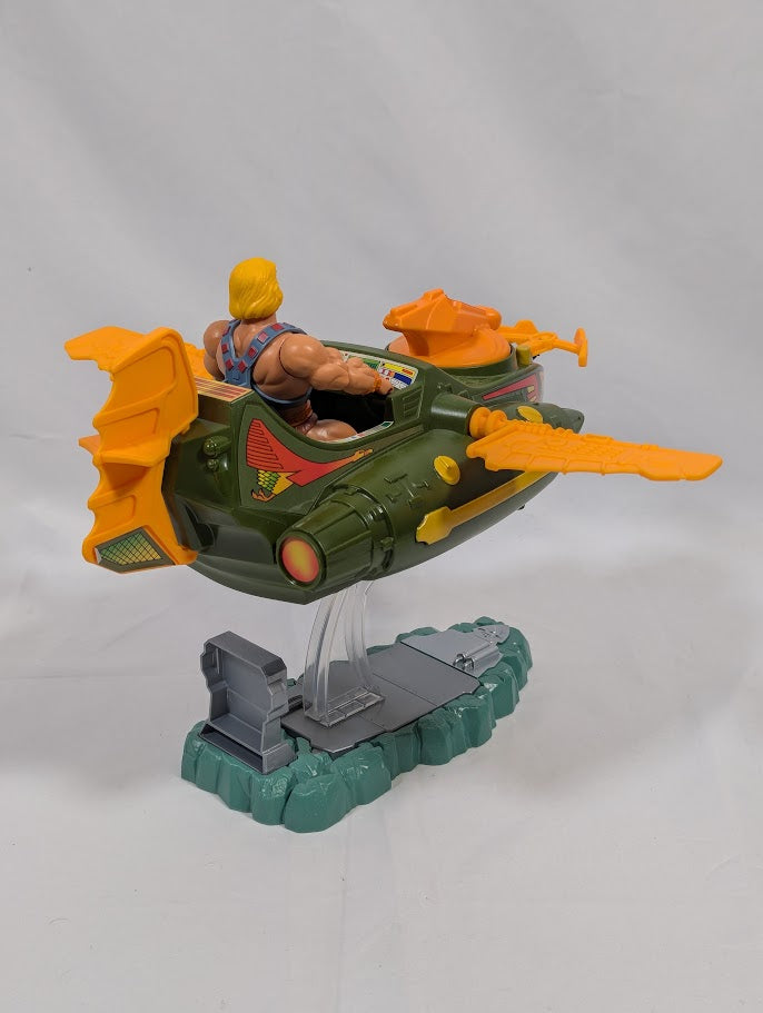 Masters of the Universe Origins 2020 Wind Raider & He-Man Action Figure (No Box)