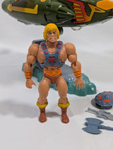 Masters of the Universe Origins 2020 Wind Raider & He-Man Action Figure (No Box)