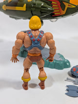 Masters of the Universe Origins 2020 Wind Raider & He-Man Action Figure (No Box)