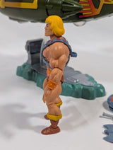 Masters of the Universe Origins 2020 Wind Raider & He-Man Action Figure (No Box)