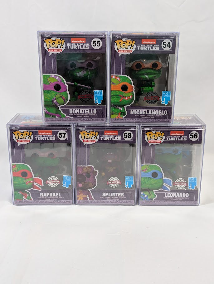 Teenage Mutant Ninja Turtles Art Series Funko Pop! Vinyl Figure Bundle of 5