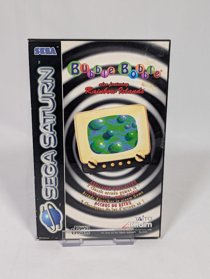 Bubble Bobble also featuring Rainbow Islands Sega Saturn