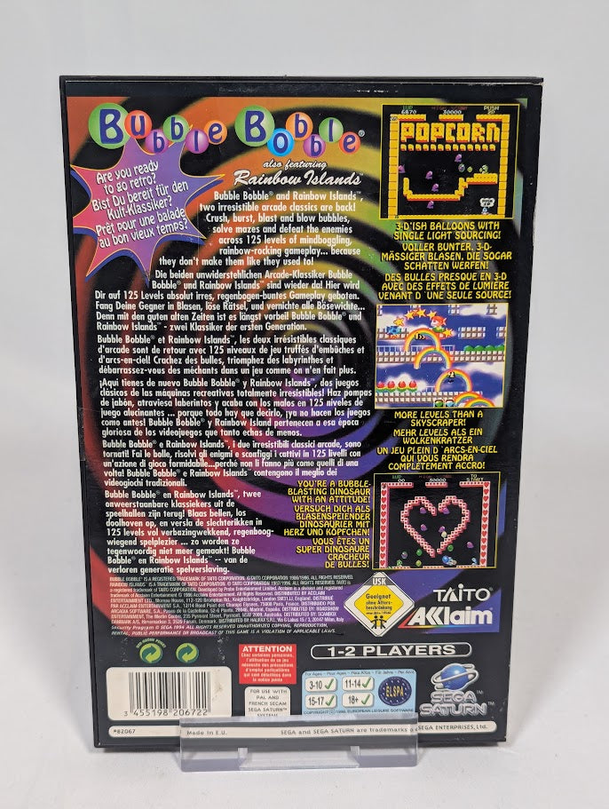 Bubble Bobble also featuring Rainbow Islands Sega Saturn