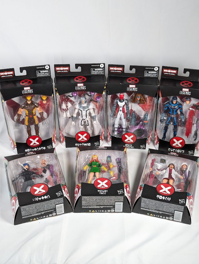 Marvel Legends Tri Sentinel Build a Figure Complete Set of Action Figures