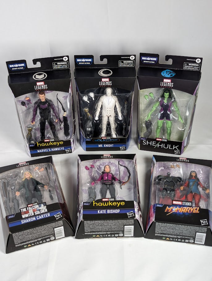 Marvel Legends Infinity Ultron Build a Figure Set of Action Figures (Missing Bonus Moon Knight Figure)