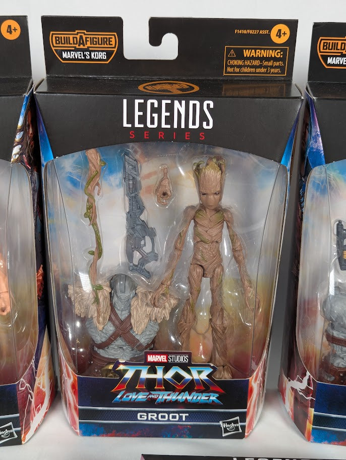 Marvel Legends Korg Build a Figure Complete Set of Action Figures