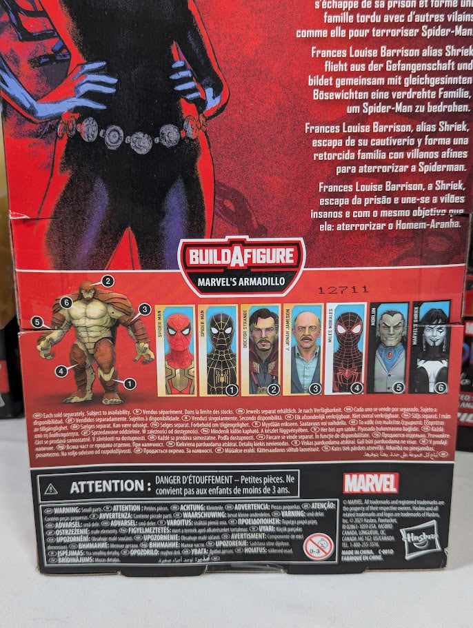 Marvel Legends Armadillo Build a Figure Complete Set of Action Figures