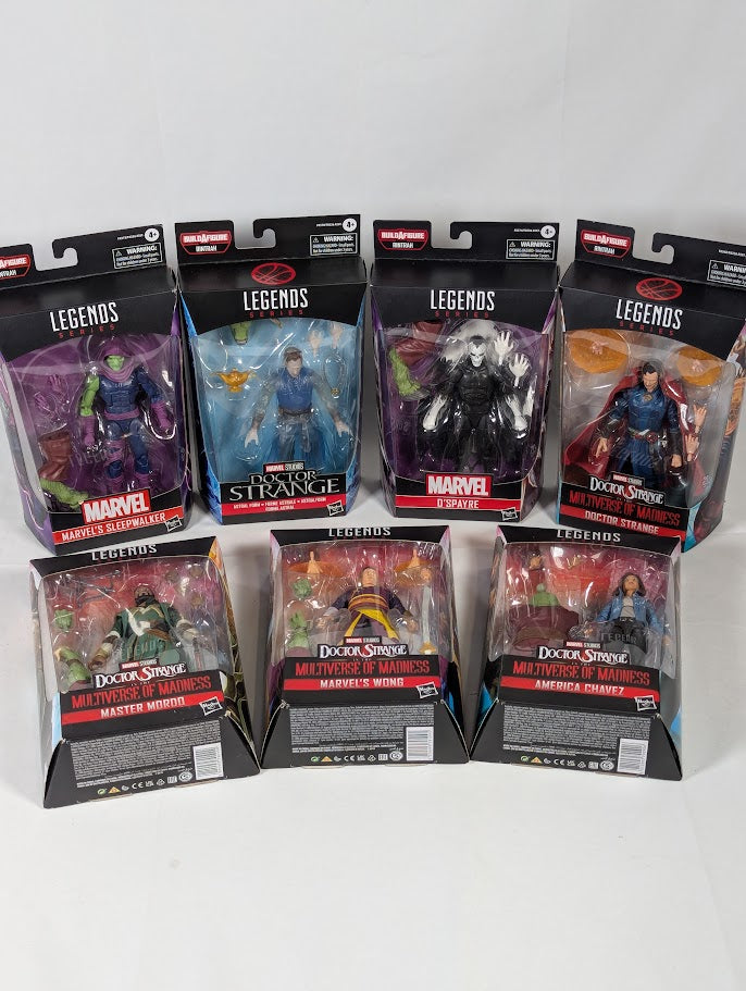 Marvel Legends Rintrah Build a Figure Complete Set of Action Figures