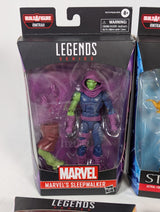 Marvel Legends Rintrah Build a Figure Complete Set of Action Figures