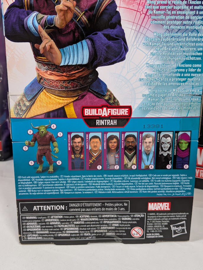 Marvel Legends Rintrah Build a Figure Complete Set of Action Figures