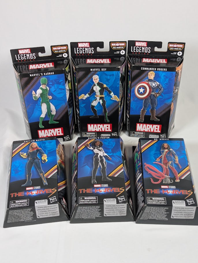 Marvel Legends Totally Awesome Hulk Build a Figure Complete Set of Action Figures