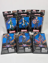 Marvel Legends Totally Awesome Hulk Build a Figure Complete Set of Action Figures
