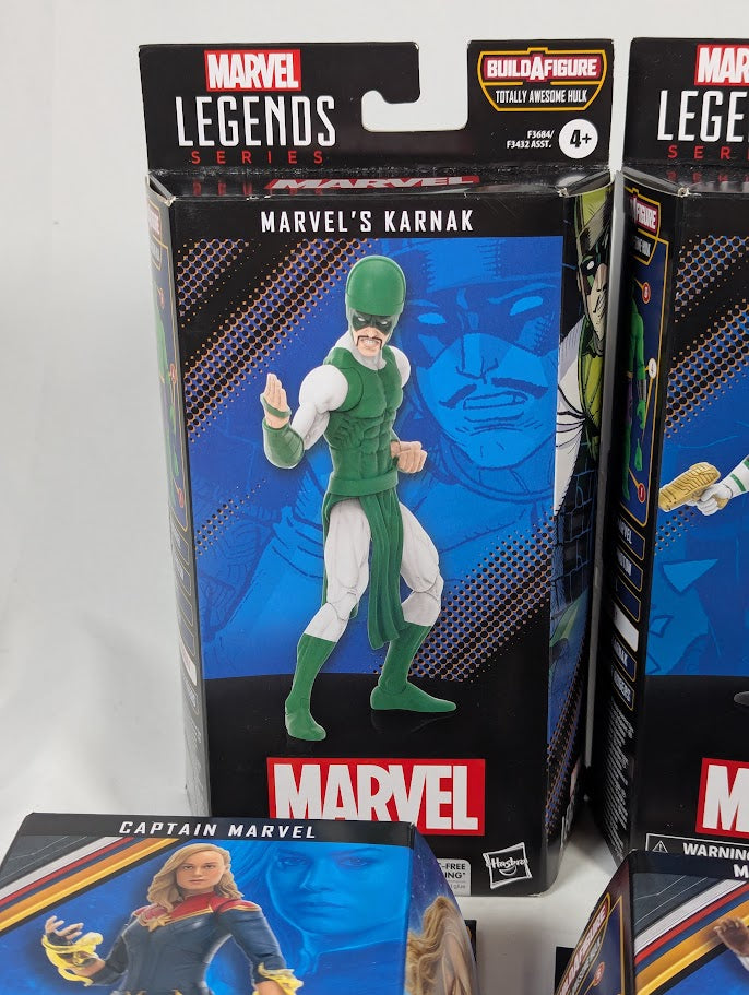 Marvel Legends Totally Awesome Hulk Build a Figure Complete Set of Action Figures