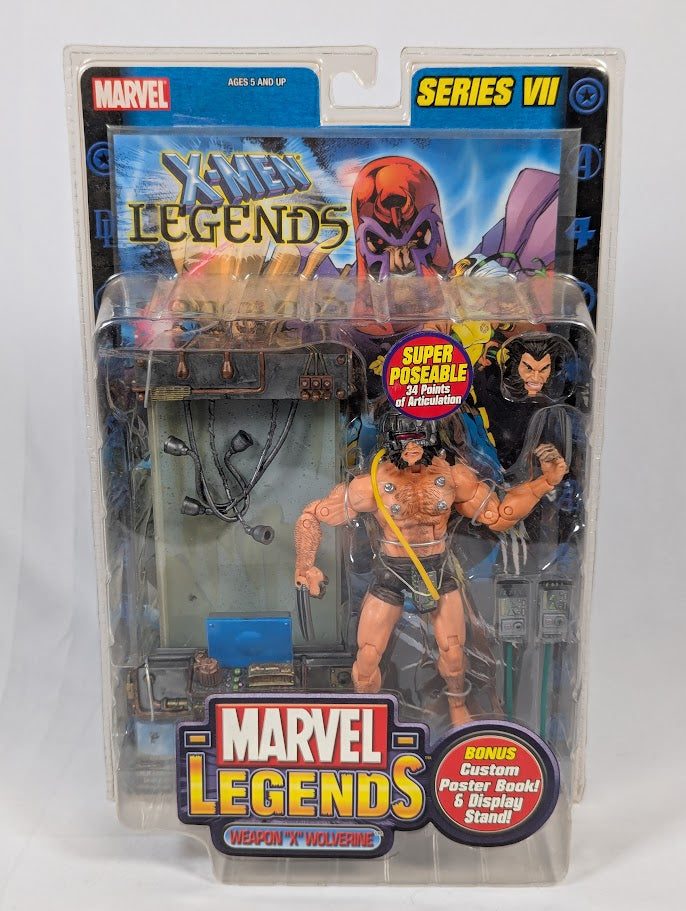 Marvel Legends Weapon X Wolverine 2004 ToyBiz Action Figure