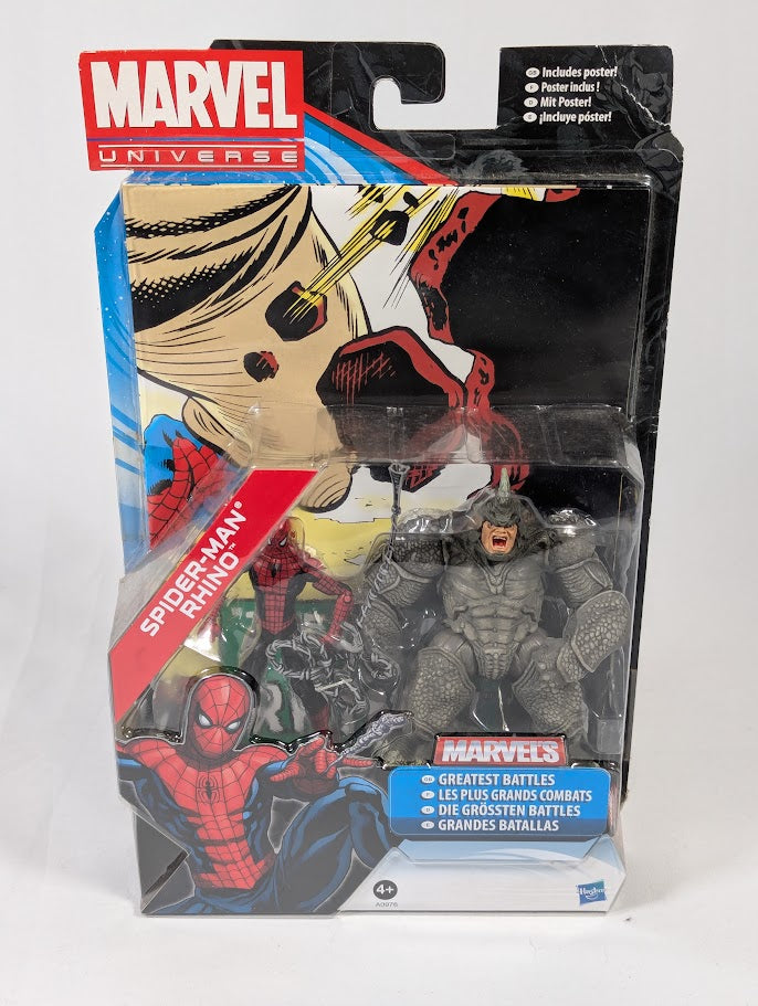 Marvel Universe Spider-Man & Rhino 2012 Hasbro Action Figure