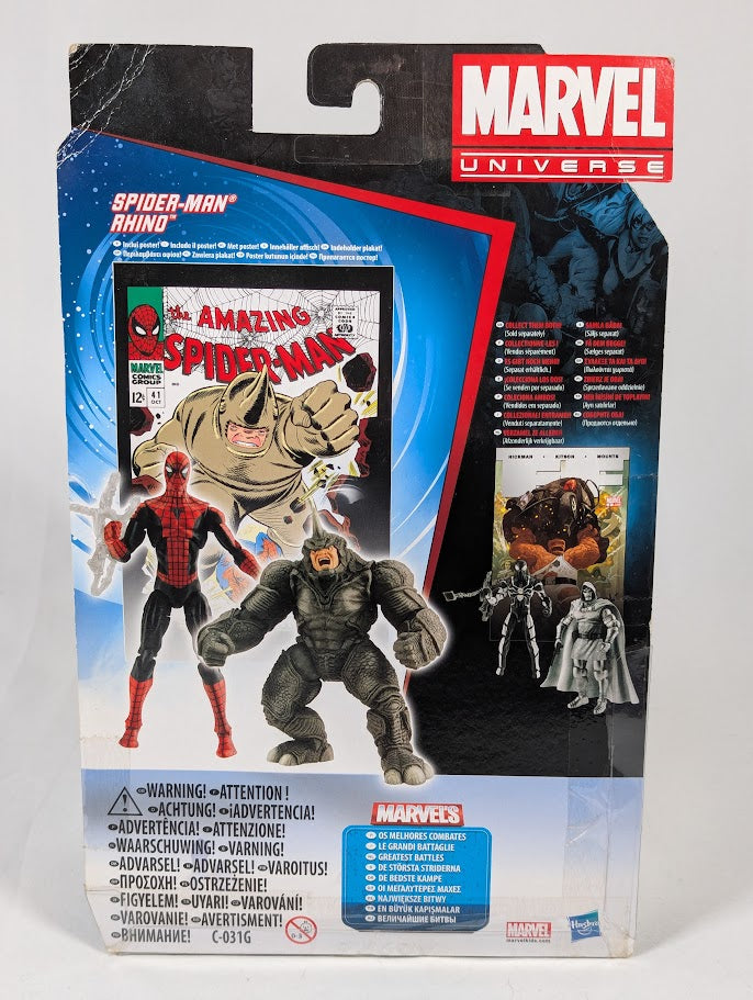 Marvel Universe Spider-Man & Rhino 2012 Hasbro Action Figure
