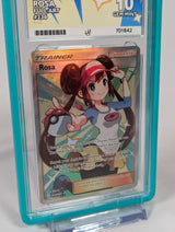 Pokemon Trading Card Game Rosa 236/236 Cosmic Eclipse Graded ACE 10