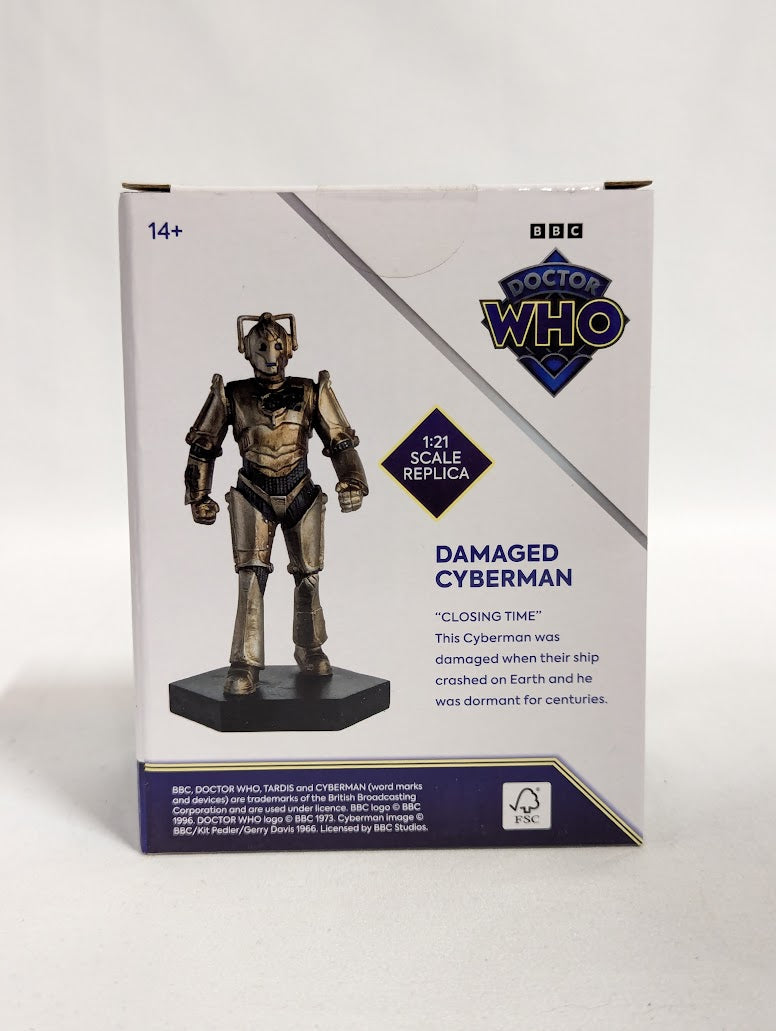 Doctor Who Damaged Cyberman Master Replicas Figure