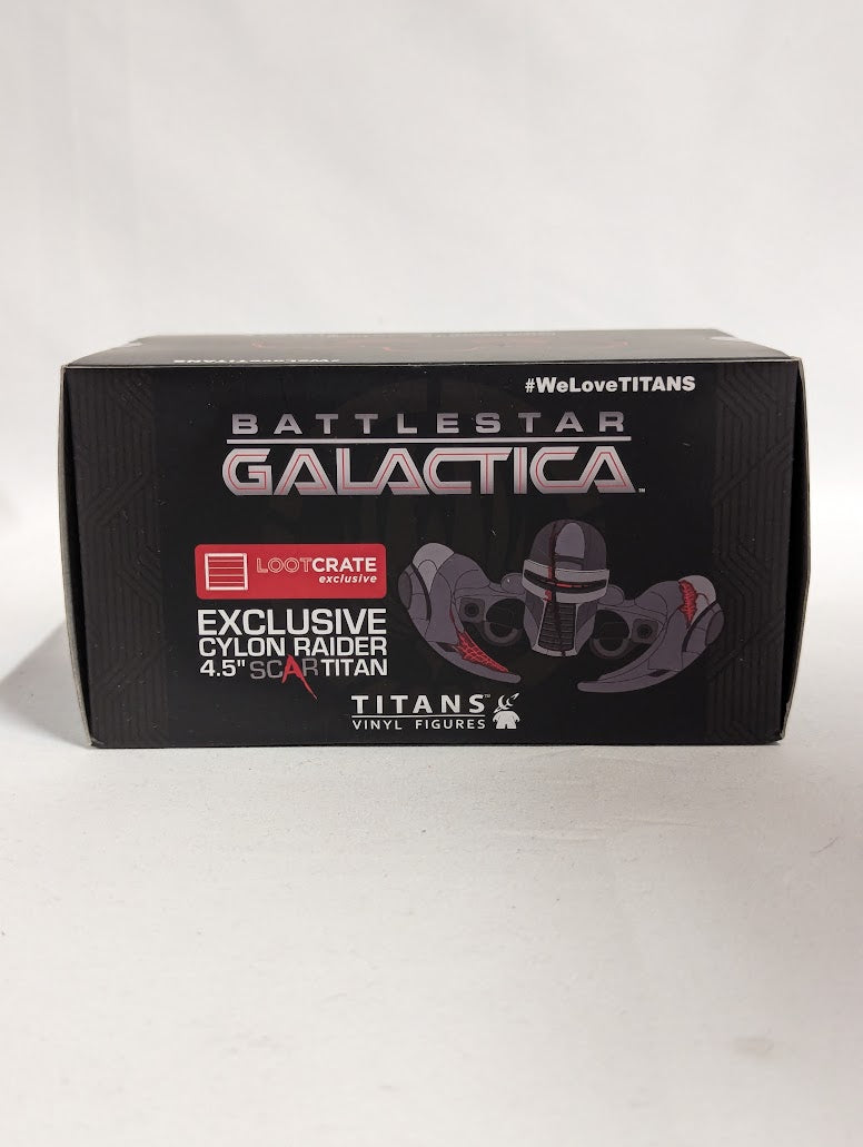 Battlestar Galactica Cylon Raider 4.5" Scar Titan Vinyl Figure (Lootcrate Exclusive)