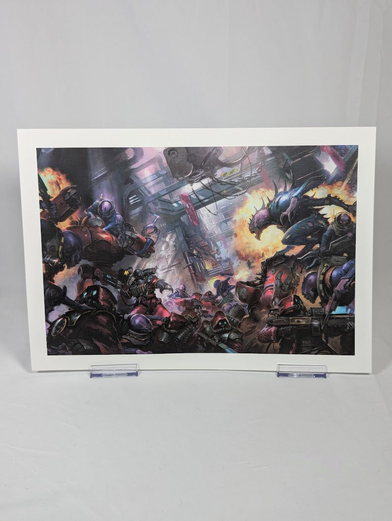 Warhammer 40,000 Anniversary A3 Art Print Collection 4-Pack