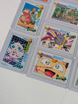 Pokemon Anime Bandai Carddass Trading Card Bundle of 17 Cards