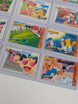 Pokemon Anime Bandai Carddass Trading Card Bundle of 17 Cards