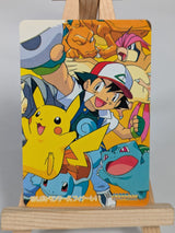 Pokemon Anime Bandai Carddass Trading Card Bundle of 4 Connecting Artwork Cards (191, 192, 193 & 194)