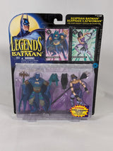 Legends of Batman Egyptian Batman & Egyptian Catwoman 1995 Kenner Action Figure 2-Pack