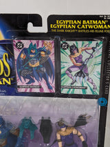 Legends of Batman Egyptian Batman & Egyptian Catwoman 1995 Kenner Action Figure 2-Pack