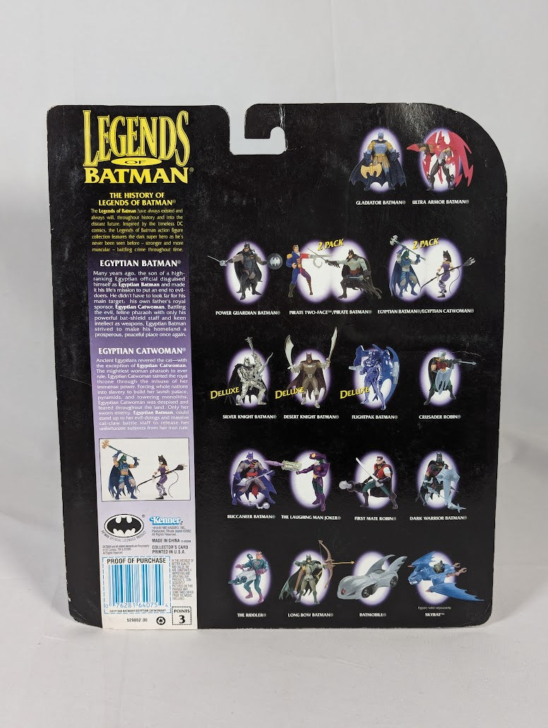 Legends of Batman Egyptian Batman & Egyptian Catwoman 1995 Kenner Action Figure 2-Pack