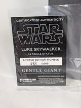 Star Wars Luke Skywalker 1/6 Scale Gentle Giant Statue Limited Edition 689/2000