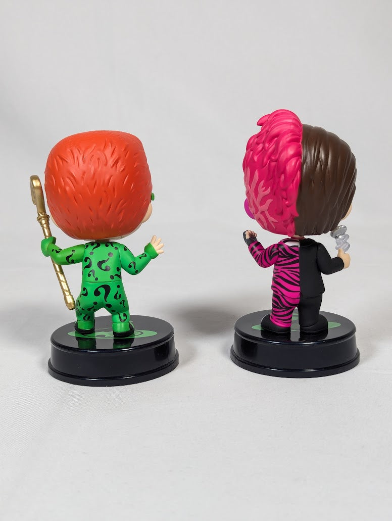 Batman Forever Hot Toy Cosbaby Collectible Set The Riddler & Two-Face