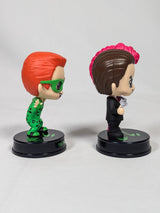 Batman Forever Hot Toy Cosbaby Collectible Set The Riddler & Two-Face
