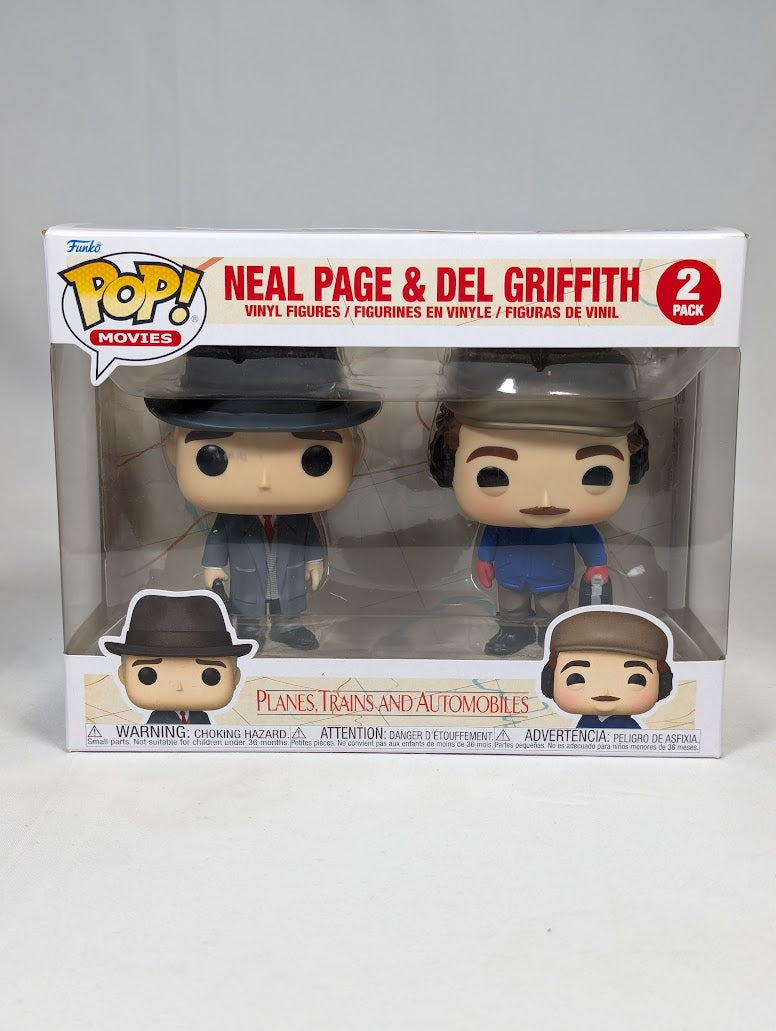 Planes, Trains and Automobiles Neal Page & Del Griffith Funko Pop! Vinyl Figure 2-Pack