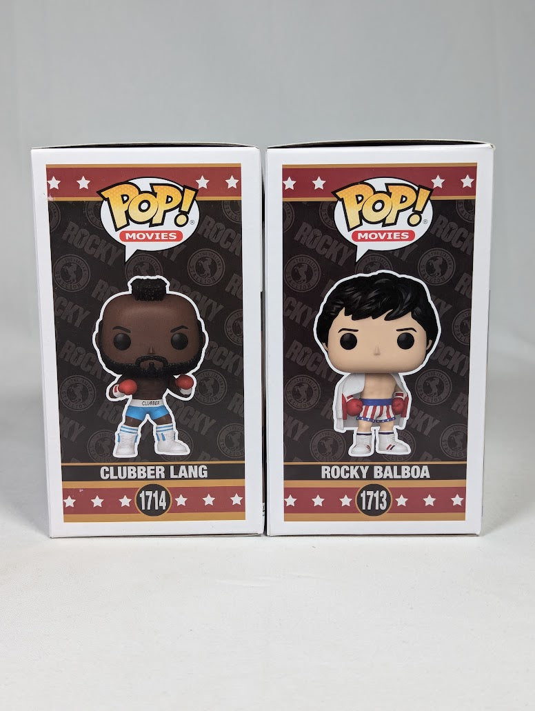 Rocky Clubber Lang #1714 & Rocky Balboa #1713  Funko Pop! Vinyl Figure Bundle