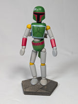 Star Wars Boba Fett Wooden Bendable Figure (Disney Parks Galaxy's Edge Exclusive)
