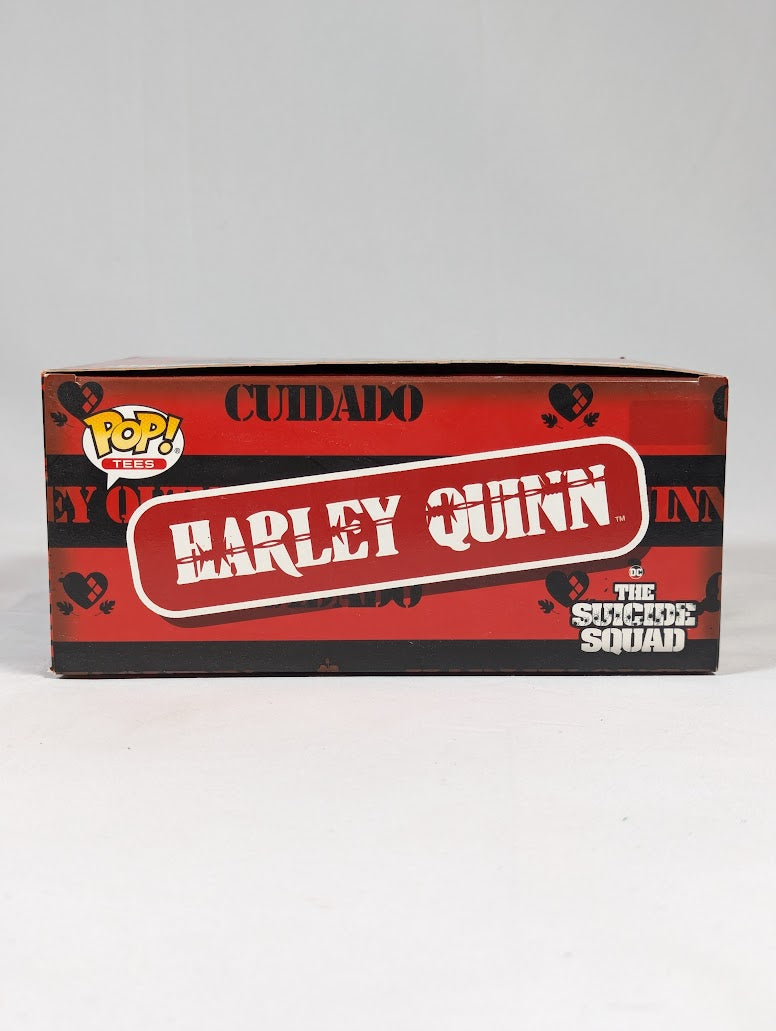 DC Comics The Suicide Squad Harley Quinn Funko Pop! Tees T-Shirt and Vinyl Figure (Medium Size)