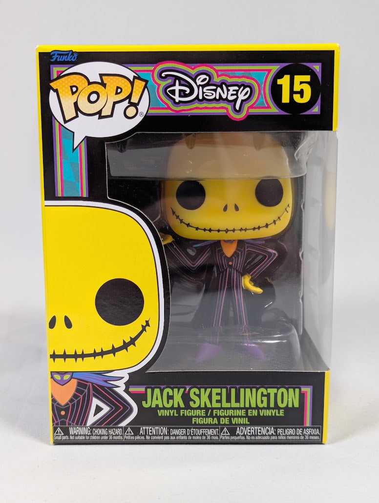 The Nightmare Before Christmas Jack Skellington (Blacklight) Funko Pop! Vinyl Figure #15
