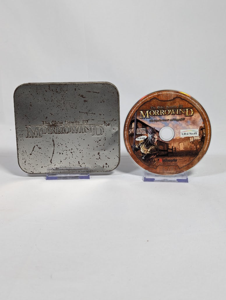 The Elder Scrolls III Morrowind Press Promo Disc in Metal Tin