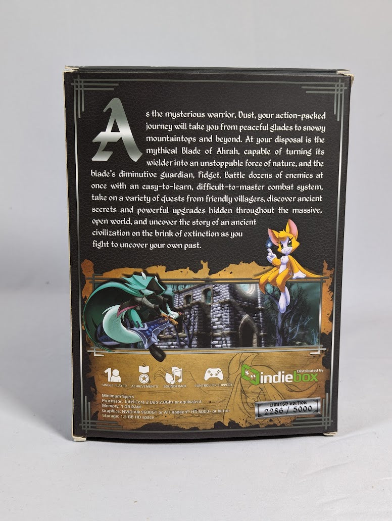 Dust An Elysian Tail Indiebox Limited Edition 2286/5000 (Complete)