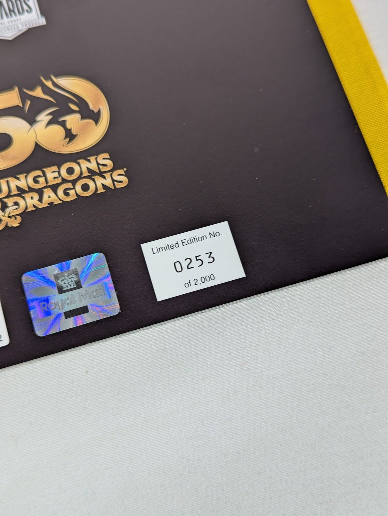 Dungeons & Dragons Royal Mail Limited Edition Prestige Stamp Book