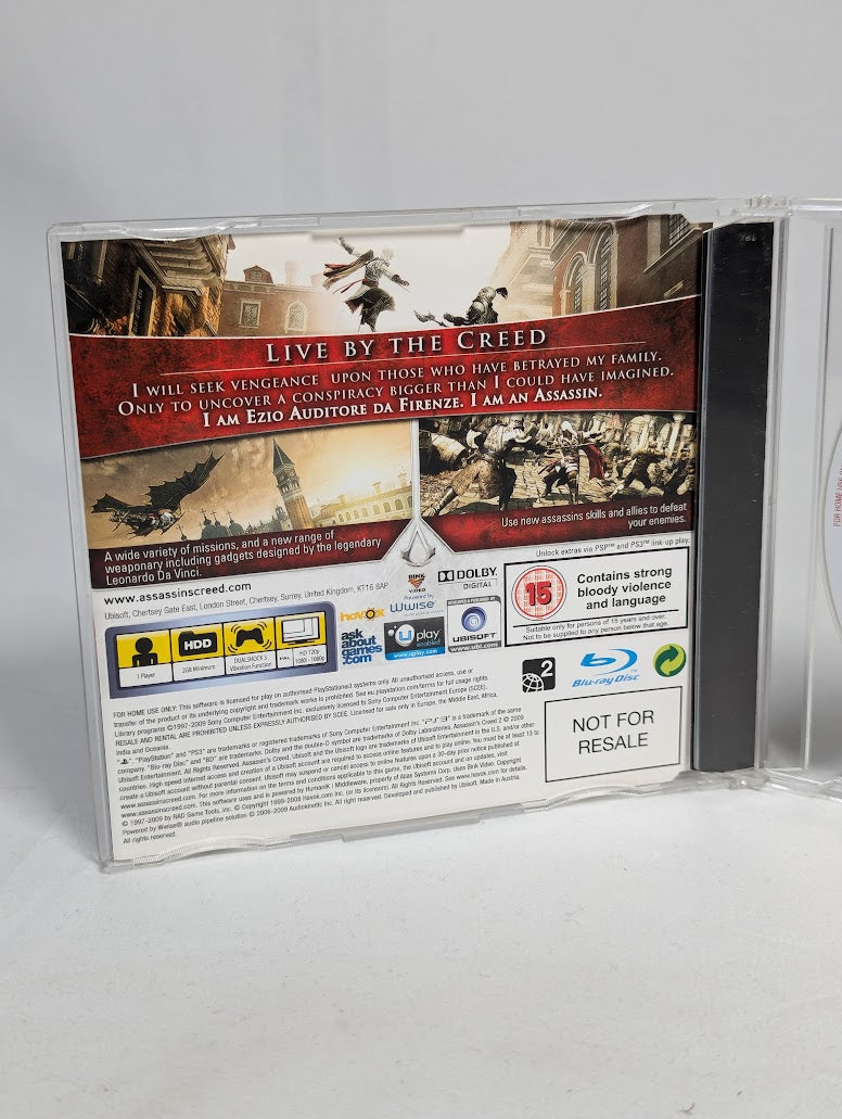 Assassin's Creed II Press Promo Disc PS3