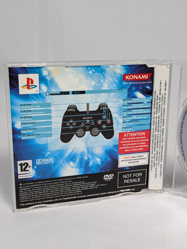 Nanobreaker Press Promo Disc PS2
