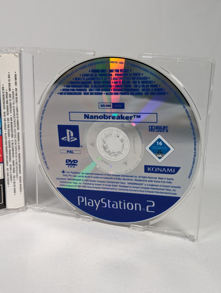 Nanobreaker Press Promo Disc PS2