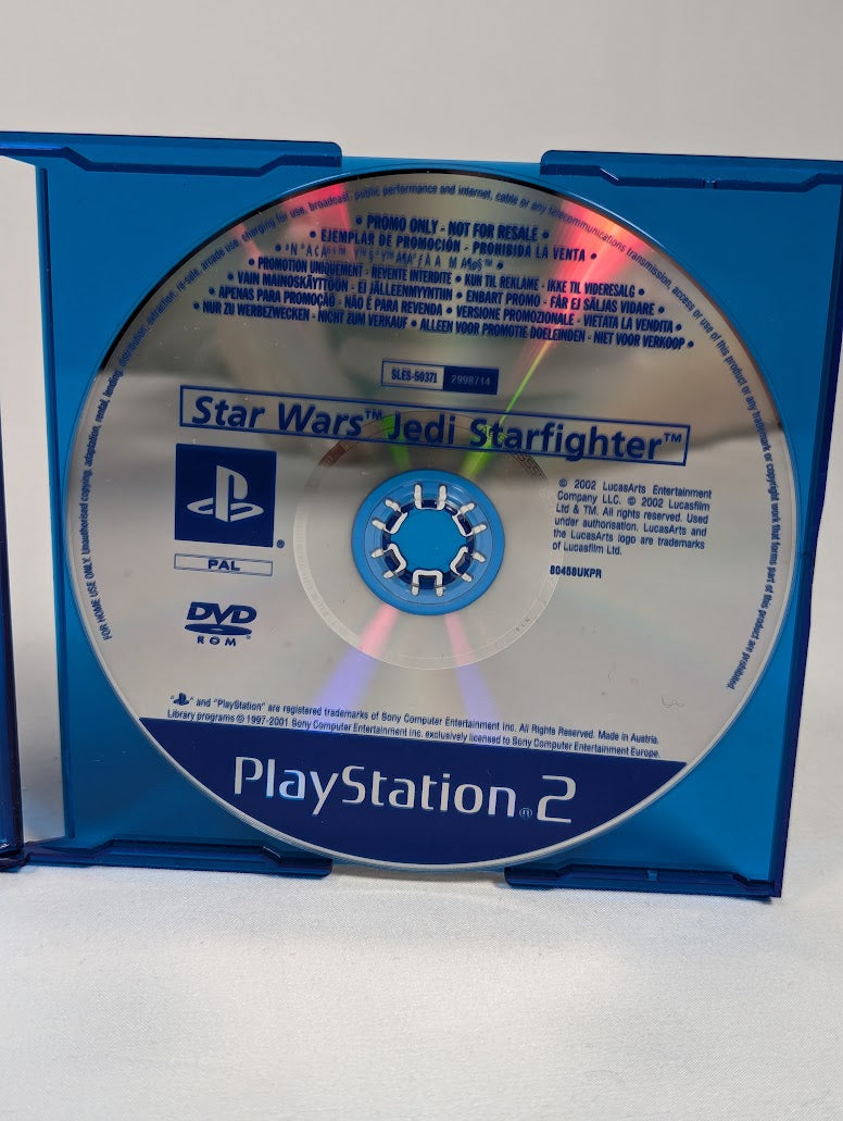 Star Wars Jedi Starfighter Press Promo Disc PS2