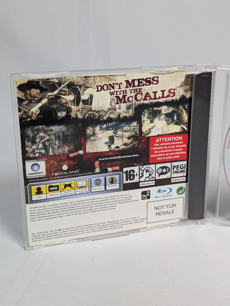 Call of Juarez Bound in Blood Press Promo Disc PS3