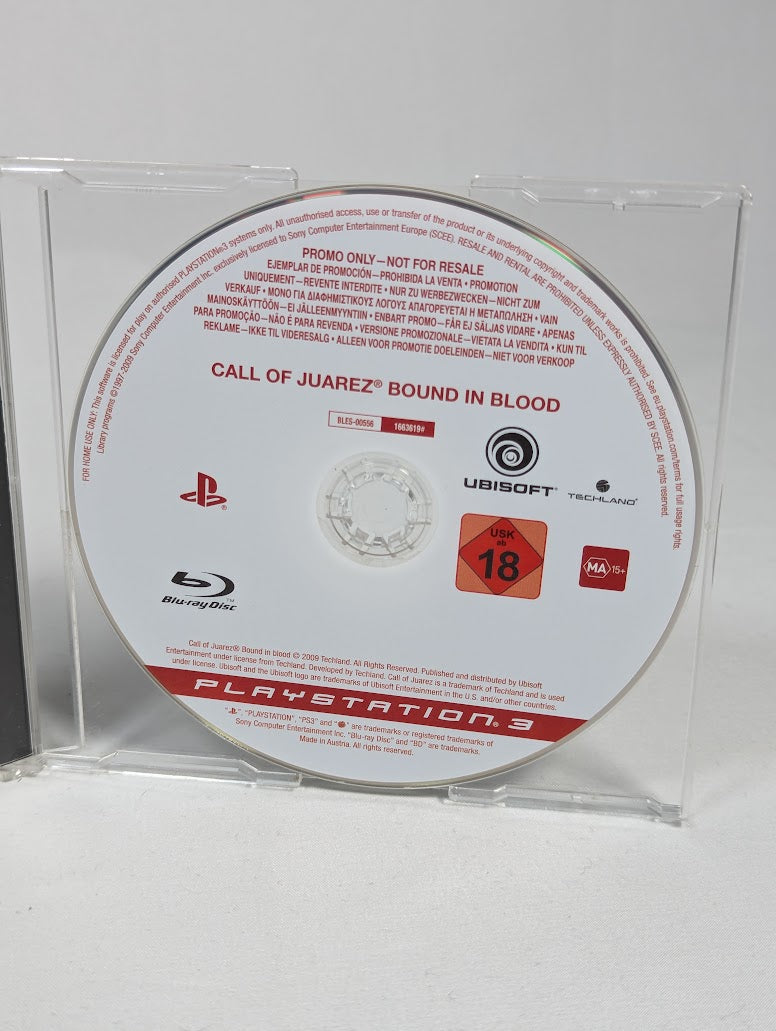 Call of Juarez Bound in Blood Press Promo Disc PS3