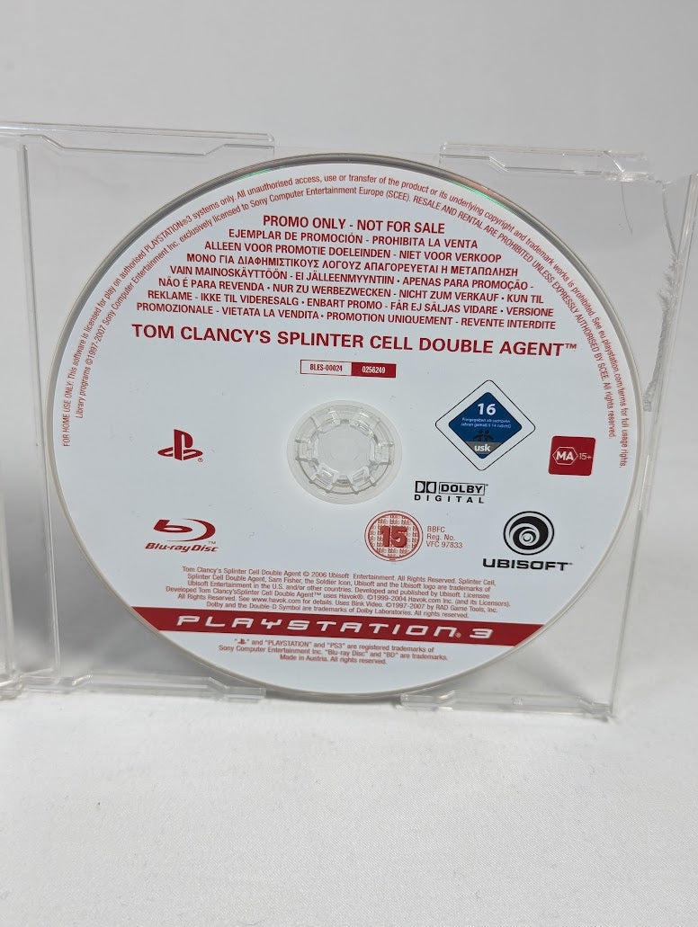 Tom Clancy's Splinter Cell Double Agent Press Promo Disc PS3