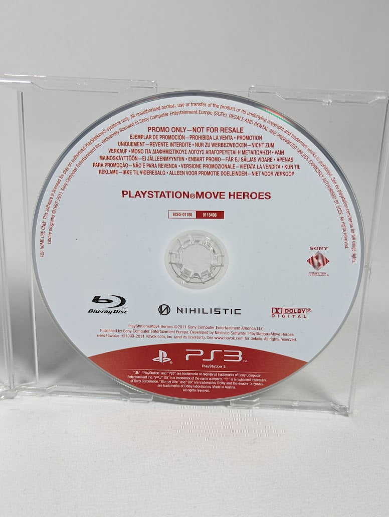 PlayStation Move Heroes Press Promo Disc PS3